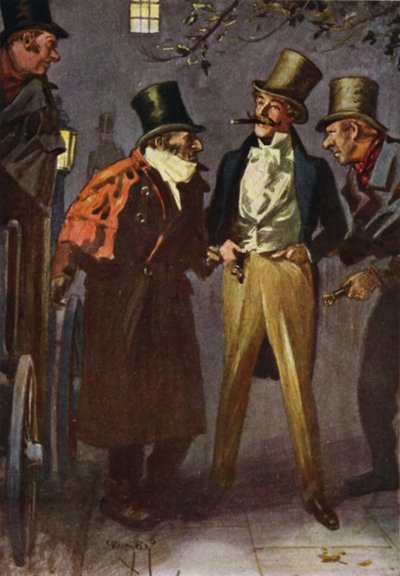 Rawdon Crawley en manos de los alguaciles de Charles Crombie